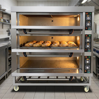 Équipement de restauration commerciale, four à pain électrique industriel pour boulangerie, équipement de cuisson