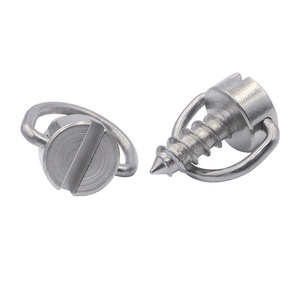 Vis autotaraudeuse en acier inoxydable Tengdafei M4 avec œillet, tête ronde fendue, fixation pour bois, taille métrique TF3137 - Product Image 4