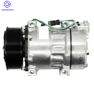 Compresor de Aire Acondicionado 1888032, Compresor de CA 1531196 para Scania Serie P-/G-/<span class=keywords><strong>R</strong></span>-/T-, Nuevo, Compresor de CA de 12V, NRF32705 - Product Image 2