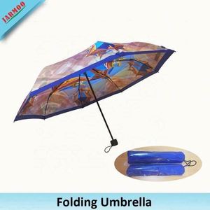Parapluie de golf à ouverture automatique personnalisé avec impressions de logo sur mesure, tissu pongé 190T, design coupe-vent - Product Image 5
