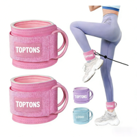 Bandes de fitness respirantes TOPTONS pour chevilles, élastiques pour les jambes et les hanches, taille unique unisexe pour la protection sportive