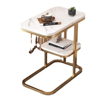 Mini table basse moderne créative de luxe petite armoire latérale en bois salon chambre balcon canapé chevet meubles de maison