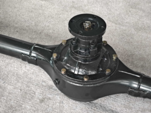 Essieu arrière de moto à trois roues Power <span class=keywords><strong>Booster</strong></span> king Essieu de tricycle différentiel avec freins à disque Système de transmission robuste - Product Image 3