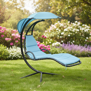<span class=keywords><strong>Chaise</strong></span> longue <span class=keywords><strong>suspendue</strong></span> pliable moderne et portable, hamac balançoire avec auvent, <span class=keywords><strong>chaise</strong></span> de plage super confortable <span class=keywords><strong>pour</strong></span> une utilisation en extérieur, en intérieur ou au parc - Product Image 3