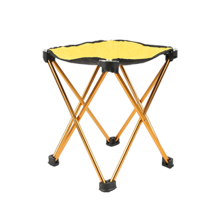 Vente directe usine – Tabouret carré pliable portable en alliage d'aluminium et tissu Oxford, capacité 80 kg, idéal pour le camping et les parcs - Product Image 5