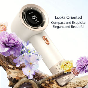 Mini ventilateur portatif haute vitesse, ventilateur de refroidissement portable, réglage progressif à 199 niveaux avec affichage numérique et chargement USB - Product Image 4