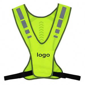 Chaleco Reflectante de Seguridad para Correr, Ropa Reflectante para Ciclismo, Construcción Vial, Chalecos Luminosos para Correr - Product Image 4