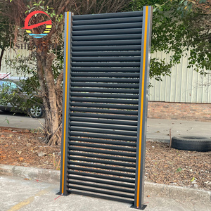 Valla y poste de aluminio blanco de 6x8 pies de alta calidad americana, venta al por mayor, paneles de valla de plástico WPC de privacidad de 6 pies - Product Image 2