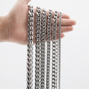 Tùy Chỉnh 6-18Mm Hip Xuống Vàng Biểu Tượng Tùy Chỉnh Dây Chuyền Christian Vàng Mạ Người Đàn Ông Của Vàng Cuba Liên Kết Chuỗi OEM Thép Không Gỉ - Product Image 3