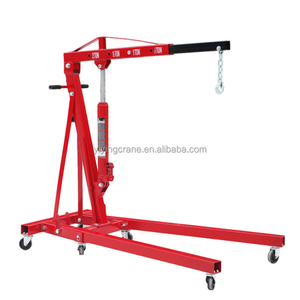 HUGO Brand 2T 3T Hydraulic Folding Engine Crane Vertical Hoist Pulley Workshop Hydraulic Crane <strong>Jack</strong> Engine Hoist Crane - Product Image 4