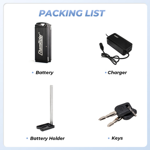 Batterie de vélo électrique Chamrider pour tige de selle, moteur de moyeu 750W 1000W, batterie polymère 48V 32AH 50AH pour vélo électrique à pneus larges - Product Image 3