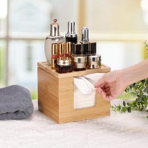 Porta Toallas <span class=keywords><strong>Desechables</strong></span>, Apto <span class=keywords><strong>para</strong></span> Baño, Caja <span class=keywords><strong>de</strong></span> Almacenamiento <span class=keywords><strong>de</strong></span> Toallas <span class=keywords><strong>de</strong></span> Bambú, Caja <span class=keywords><strong>de</strong></span> Almacenamiento <span class=keywords><strong>de</strong></span> Escritorio <span class=keywords><strong>de</strong></span> <span class=keywords><strong>Madera</strong></span> Vintage - Product Image 6