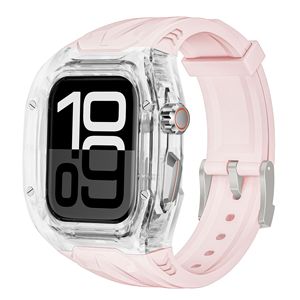 Funda <span class=keywords><strong>Transparente</strong></span> S11 Compatible con <span class=keywords><strong>Apple</strong></span> <span class=keywords><strong>Watch</strong></span> de 10.ª Generación, <span class=keywords><strong>Correa</strong></span> para <span class=keywords><strong>Apple</strong></span> <span class=keywords><strong>Watch</strong></span> de 44/45mm/49mm - Product Image 3