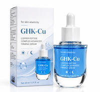 GHK-Cu Sérum Raffermissant Avancé au Complexe de Peptides de Cuivre 30ml Anti-Âge Réduit les Rides Hydratant Essence Visage OEM