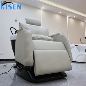 Kisen Hot Sale Cheap Shampoo Bed Hair Wash Cut Dressing Chair Salon Back Wash Unit Optional Waterfall Circulation Head Spa <b>Kit</b> - Product Image 3