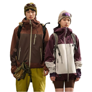OEM ODM transpirable Reversible 3XL chaqueta impermeable fina <span class=keywords><strong>Hardshell</strong></span> para hombres mujeres otoño senderismo actividades al aire libre cremallera recubierta - Product Image 2