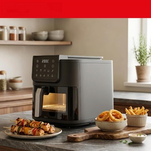 Friteuse à air numérique moderne carrée pour la cuisine à domicile, sans huile, 8L, 1800W, économie d'énergie - Product Image 2