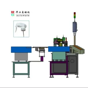 Système d'assemblage de pompe à gâchette-Automatisation avancée pour des opérations fluides