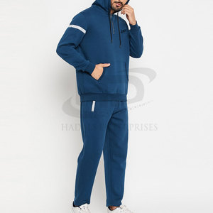Los chándales de lana para hombre con logotipo personalizado más vendidos, chándal de lana para hombre de último diseño de dos piezas - Product Image 5