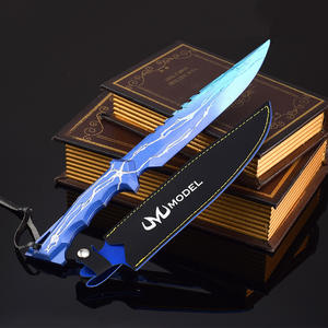 Fearless Contract Game Surrounding Gods God Penalty Knife 30CM Funda de cuero Edición Full Metal Crafts Toy Model - Product Image 5