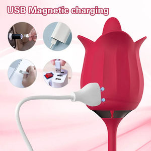 Rose Vibrator <span class=keywords><strong>thrusting</strong></span> dildo quan hệ tình dục Máy liếm Vibrator Rabbit Vibrator <span class=keywords><strong>Wand</strong></span> massage chúng tôi quan hệ tình dục đồ chơi sản xuất - Product Image 4
