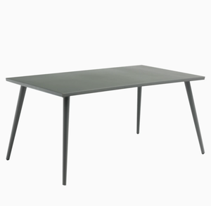 <b>Outdoor</b> Foldable HDPE <b>Plastic</b>+Wood Garden <b>Table</b> Waterproof Patio Dining Desk Modern Balcony Courtyard Hotel Park Furniture - Product Image 2
