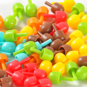 Creative Wooden Mushroom Nail Puzzle 3D Early Childhood Education Intellectual Exercise Combination for Kids Toddler Boys & Girl - Product Image 5