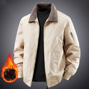 Chaqueta de Forro Polar Unisex Personalizada YACHEN, Chaqueta de Invierno Cálida, Impermeable, con Cuello Alto, Estilo Piloto, Ecológica, con Letras - Product Image 2