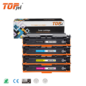 Topjet 206A W2110A W2111A W2112A W2113A Cartucho de tóner de impresora a color Compatible con <span class=keywords><strong>HP</strong></span> Laser Jet Pro M255dw M255nw <span class=keywords><strong>MFP</strong></span> <span class=keywords><strong>M282nw</strong></span> - Product Image 1