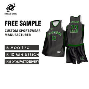 Vêtements de basket-ball fonctionnels en maille à séchage rapide en gros 2025-26, uniformes, maillots personnalisés par sublimation pour hommes - Product Image 1