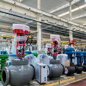 Válvula de Control Caged de Gran Calibre y Presión Criogénica Equilibrada WUZHONG de China con Posicionadores Inteligentes Fisher DVC2000 DVC6200 - Product Image 3