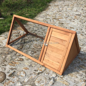 Conejera <span class=keywords><strong>para</strong></span> mascotas <span class=keywords><strong>de</strong></span> jardín al aire libre con diseño impreso triangular <span class=keywords><strong>de</strong></span> funcionamiento <span class=keywords><strong>de</strong></span> <span class=keywords><strong>madera</strong></span> <span class=keywords><strong>para</strong></span> conejillos <span class=keywords><strong>de</strong></span> indias conejos <span class=keywords><strong>hurones</strong></span> - Product Image 2