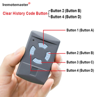 Télécommande de porte de garage compatible avec les modèles 868 HSM2 HSM4 Hs1 Hs2 Hs4 Hse2 Hse4