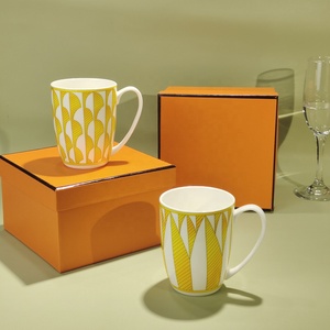Hot Selling European Style Luxury Yellow Classic Dinner Set and Ceramic Plates - Product Image 4