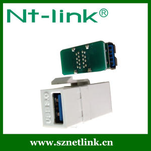 3,0 гнездо-гнездо <span class=keywords><strong>USB</strong></span> <span class=keywords><strong>keystone</strong></span> для линейного разъема лицевой панели - Product Image 6