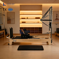 Equipo de Pilates para Mejorar la Postura, Torres de Pilates de Madera de Arce, Torres de Pilates para Ejercicios en Casa