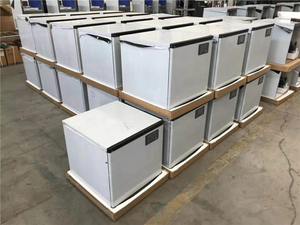 Máquina de Hielo en Cubos Comercial de Alta Calidad con Capacidad de Producción de 200 kg/24 h, con Contenedor de Almacenamiento de 150 kg para Bares, 110-220 V, Digital - Product Image 5
