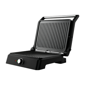 Grill panini électrique professionnel, plaque fixe antiadhésive, grill de contact 180° ° Machine à sandwichs ouverts avec bac de récupération des graisses pour la cuisine à domicile - Product Image 2