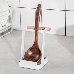 Cucharón de cocina vertical para encimera de cocina, utensilio para tapa de olla, soporte de cuchara y tenedor, torre de soporte - Product Image 5