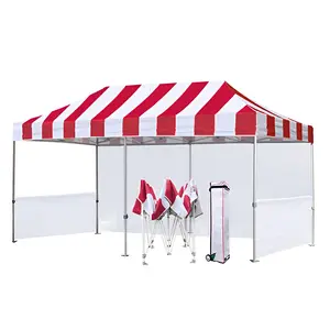 Tentes pop-up pliantes à cadre en aluminium 3*6m imprimées sur mesure pour événements extérieurs Tente d'exposition commerciale 10x20 pieds