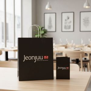 Bolsa de Papel Kraft Negra de 21*11*27 cm, para Regalos, Reciclable, Portátil, para Alimentos y Bebidas de Café, Suministro de Fábrica, Todos los Tamaños, Venta al Por Mayor - Product Image 3