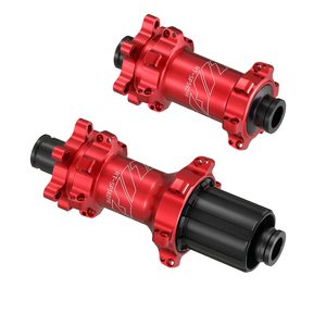 <span class=keywords><strong>CLIFF</strong></span> RT-SP562P Buje de Bicicleta de Carretera Ultraligero Delantero/Trasero - M12/15 de Aleación de Aluminio para Freno de Disco, Montaje de Disco, 6 Trinquetes, Mecanizado CNC, 24/28H - Product Image 2