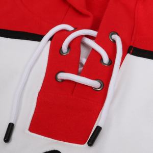 男女通用定制标志OEM & ODM冰球连帽衫制服批发刺绣长袖运动衫曲棍球队服装 - Product Image 3