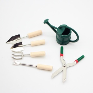 Mini giardino bollitore per casa delle bambole da giardino cesoie strumenti pala giardino esterno decorazione microscopica - Product Image 2