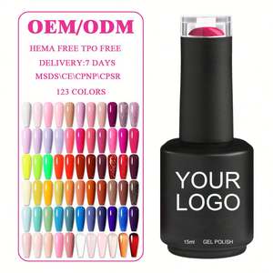 ยาทาเล็บเจลยูวี15มล. แบบแช่ติดโลโก้สั่งผลิตได้ตามต้องการ - Product Image 1