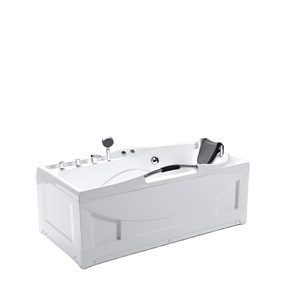 Elektrische Badewannen-Sprudelmassagematte mit Controller, Whirlpool-Hydromassage, Freistehendes Modernes Design aus Acrylmaterial zum Entspannen - Product Image 1