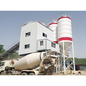 Minrui Pequeña Planta Mezcladora de Concreto Estacionaria Automática de 25m³ HZS25 con Bomba, Motor, Caja de Cambios y PLC - Product Image 2