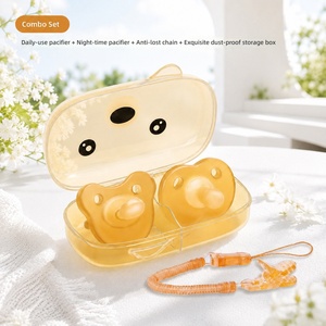 Sucette apaisante pour bébés nouveau-nés, en silicone de qualité alimentaire, sans BPA, ressemblant à un sein, pour nourrissons - Product Image 4