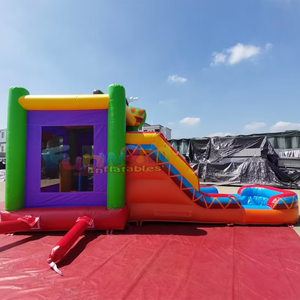 Commercial <b>inflatable</b> fiesta Bounce <b>House</b> with slide combo jumpers kids jumping bouncy castle for outdoor party - Product Image 2