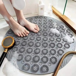 Tapis de Douche Rond Antidérapant Personnalisé pour Hôtels et Toilettes – Design Minimaliste – Vente en Gros - Product Image 2